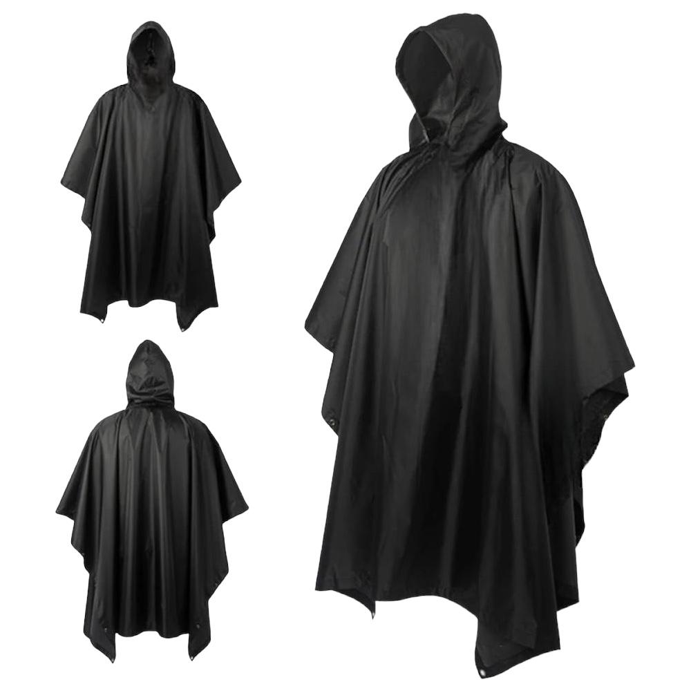 Poncho Capa Impermeable Grueso Capucha