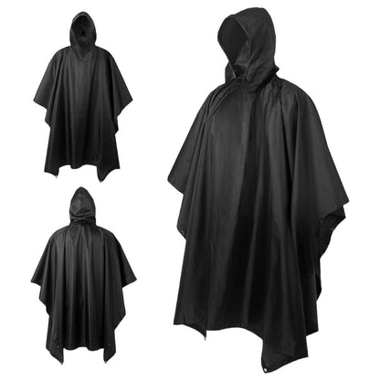 Poncho Capa Impermeable Grueso Capucha